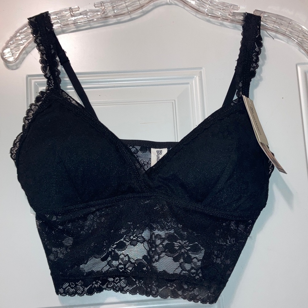 Black Lace Bralette - Women Intimates & Sleepwear L NWT